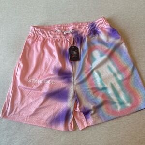 Women's Athletic Shorts - Pink and Purple
